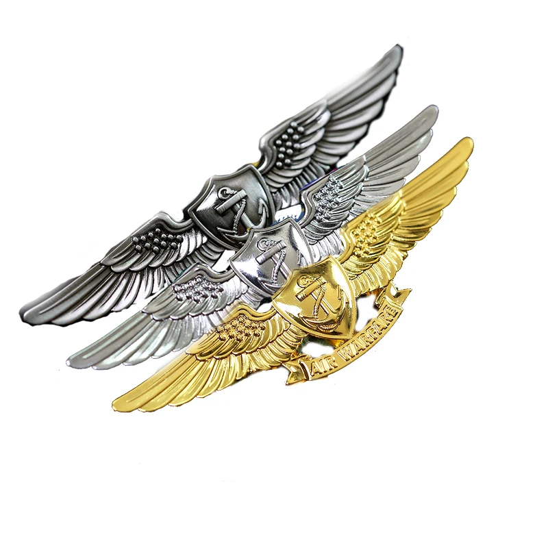 Insignia de vuelo de Metal táctico, regalo de seguidor del ejército, gorra decorativa, accesorios de ropa