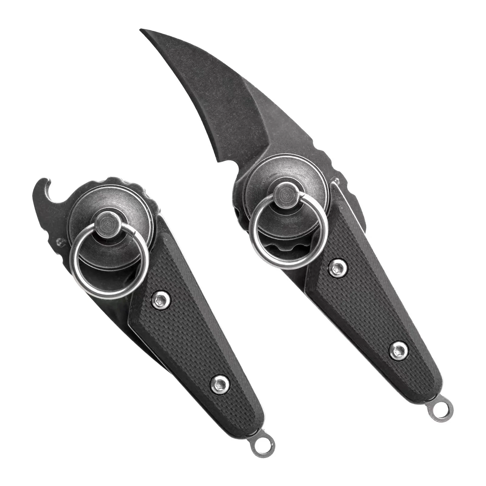 cuchillo plegable compacto tipo llavero