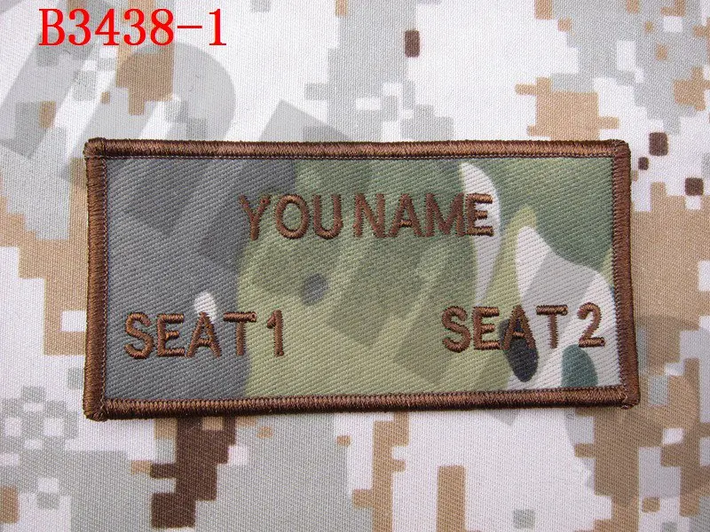 Multicam Tan Letters