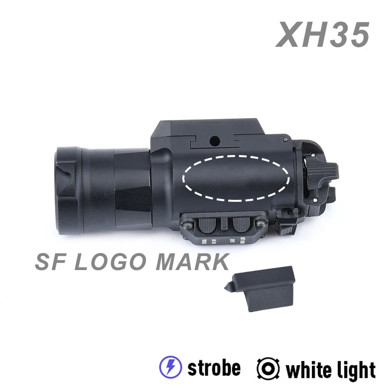 Pistola táctica Surefir X300 X300U Ultra X300V XH35, luz LED estroboscópica para pistola de Metal, compatible con riel de 20mm, linterna colgante para caza Airsoft - imagen 4