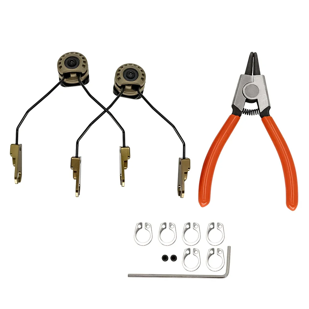Adaptador de riel de arco y almohadilla de Gel para auriculares tácticos MSA SORDIN Sordin Supreme PRO X protección auditiva orejera con reducción de ruido - imagen 3