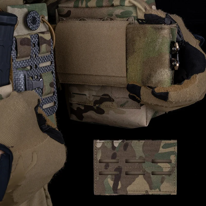 Panel de faja de tres filas, montaje del sistema MOLLE, ajuste de posición de altura, fácil de usar - imagen 3