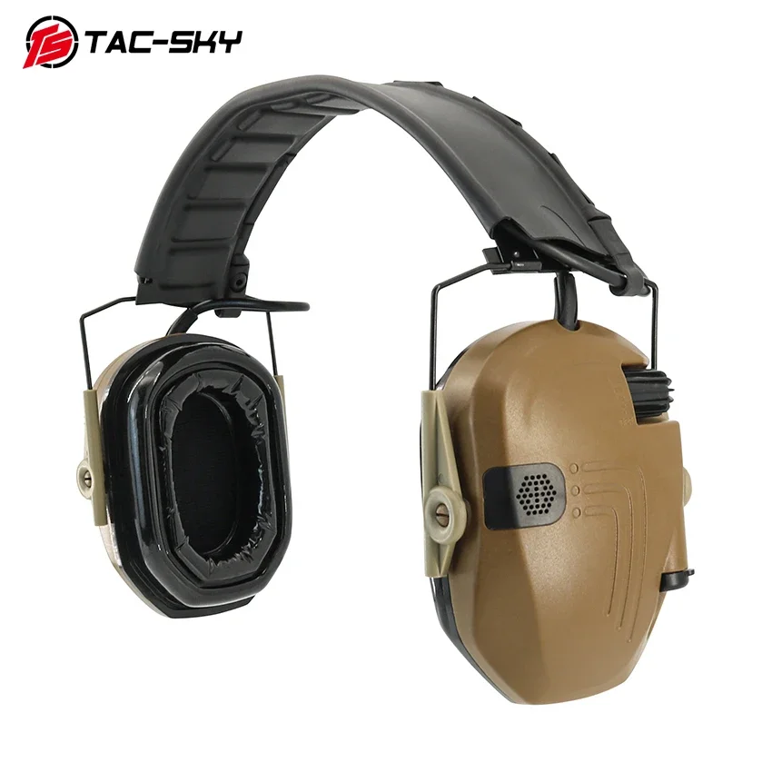 Auriculares de caza airsoft TS TAC-SKY, cascos con diadema, extraíbles, cojines de silicona para los oídos, plegables, nueva actualización - imagen 4