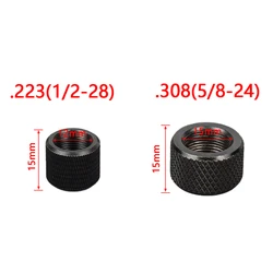 Accesorios de caza 1/2x28 5/8x24 tuercas adaptador Universal para.750.223.308 Protector tuerca de acero tornillo accesorios tácticos