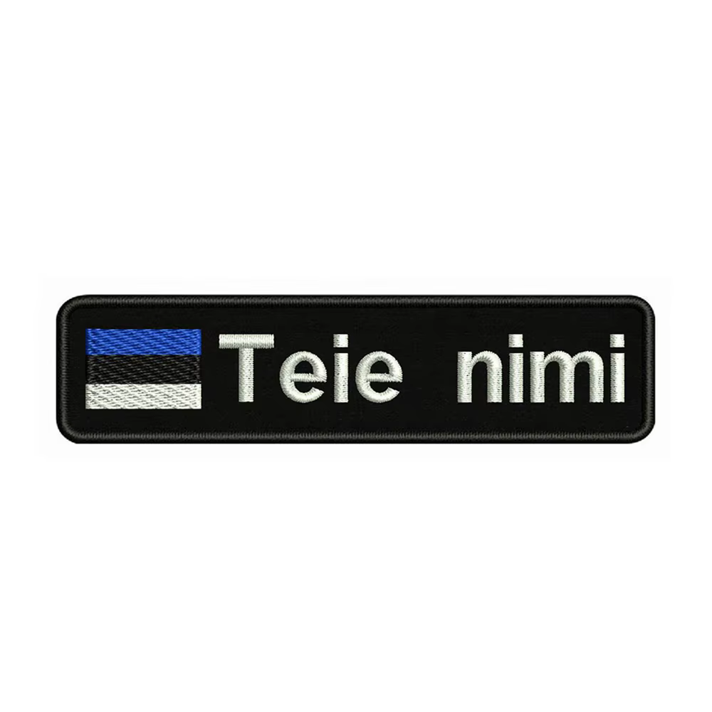 Parche bordado con nombre personalizado – Termoadhesivo táctico - imagen 3