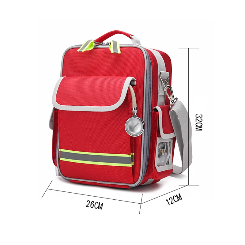 Bolsa médica vacía de rescate ignífuga, impermeable, gran capacidad, Kit de emergencia para alivio de inundaciones, mochila de Escape, botiquín de primeros auxilios para el hogar - imagen 5