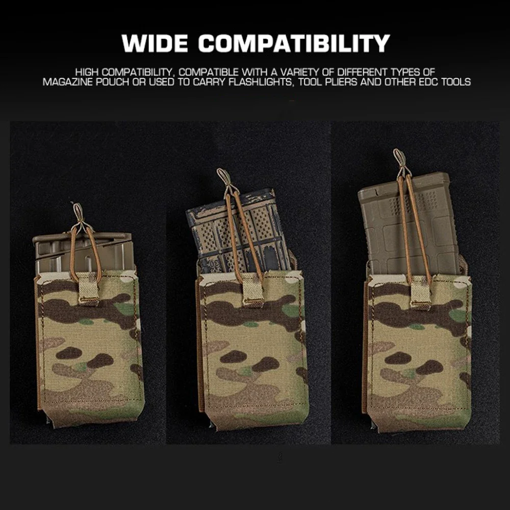 Bolsa Universal para revistas SRMP, bolsa táctica para caza, tiro, Airsoft, Kydex, inserto de cuña, cinturón Molle, 5,5/7,62 - imagen 5