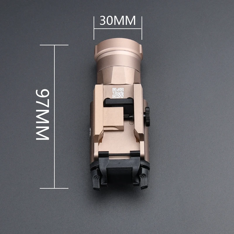 Surefir-linterna estroboscópica táctica Airsoft XH35 X300, linterna colgante para pistola, arma, luz de Metal de alto lúmenes, juego de interruptores de Control Dual - imagen 3