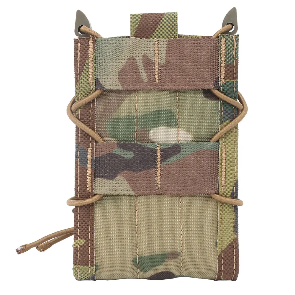 Bolsa táctica para revistas AK AR M4 AR15, funda de liberación rápida, equipo de caza Molle, 5,56 - imagen 5