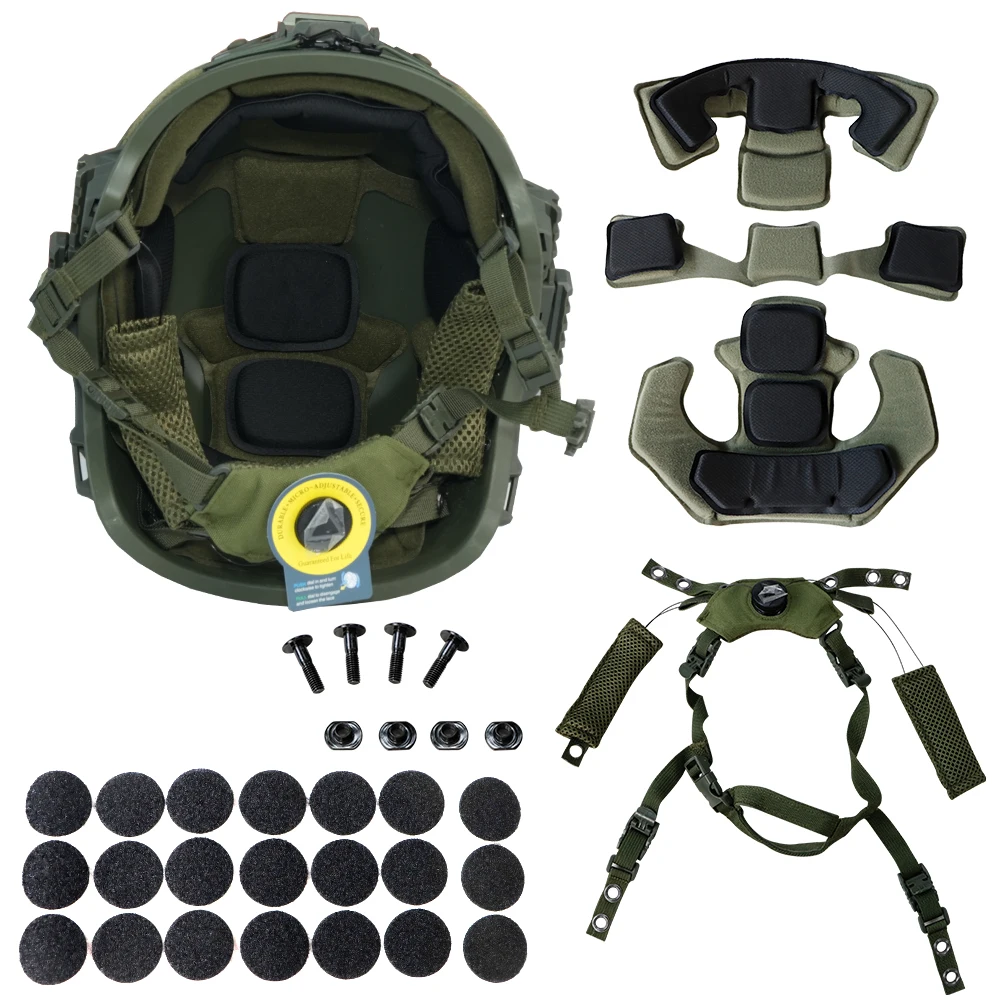 Casco táctico BOOIU Wendy (FRP) - Soporte multifuncional para riel Wendy y NVG |   Al aire libre y Paintball - imagen 2