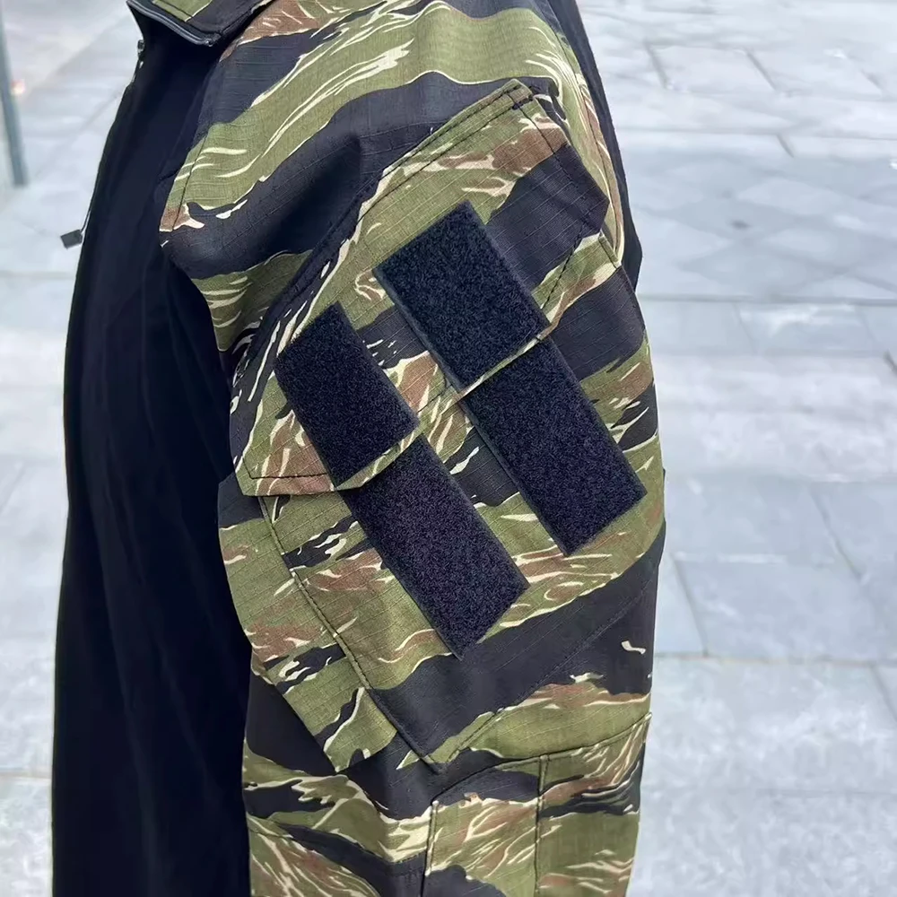 Nuevo conjunto de traje de rana G3 a rayas de tigre de la jungla para deportes al aire libre, traje de rana GEN3 a rayas de tigre de Vietnam, conjunto de pantalones tácticos - imagen 4