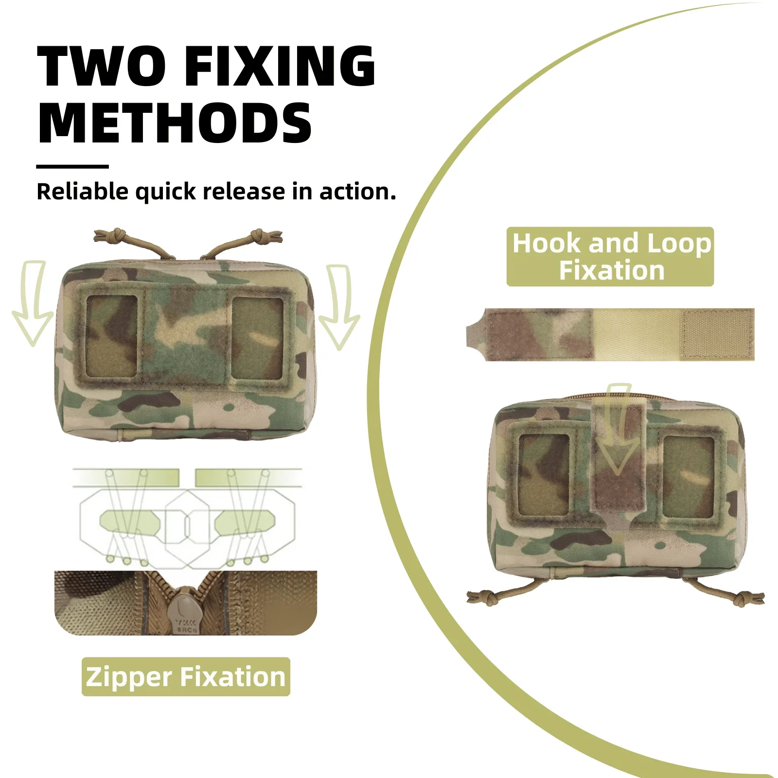 Bolsa portadora de placa táctica MOLLE, soporte plegable para teléfono de navegación, paquete de pecho para caza al aire libre, accesorios Airsoft - imagen 4