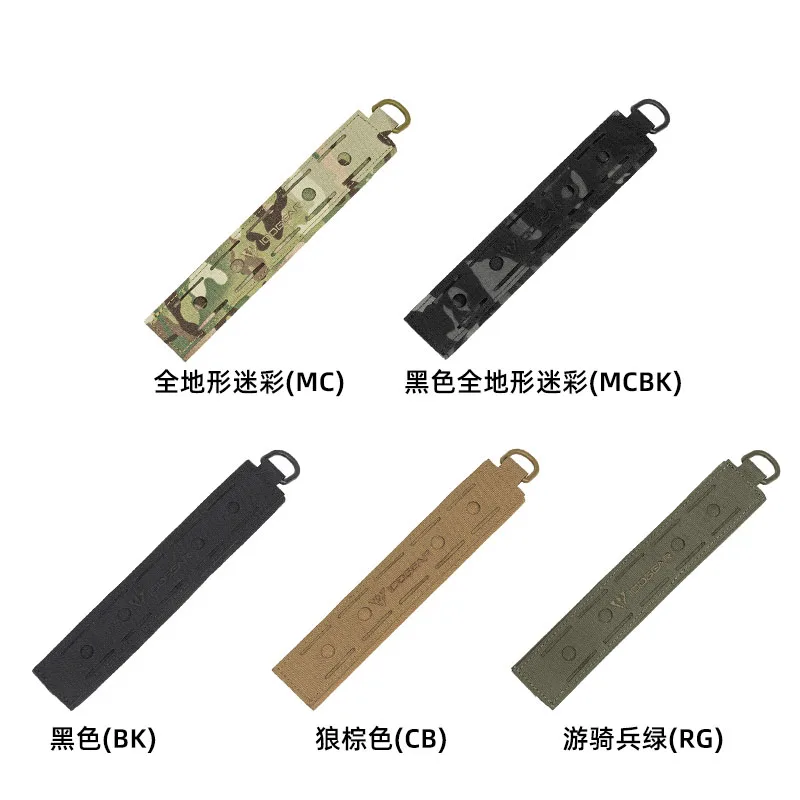 Accesorios para herramientas al aire libre, accesorios tácticos para auriculares, funda con correa para auriculares, hebilla láser MOLLE D - imagen 5