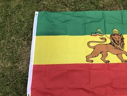 Bandera Etiopía León de Judá – Poliéster resistente decorativa