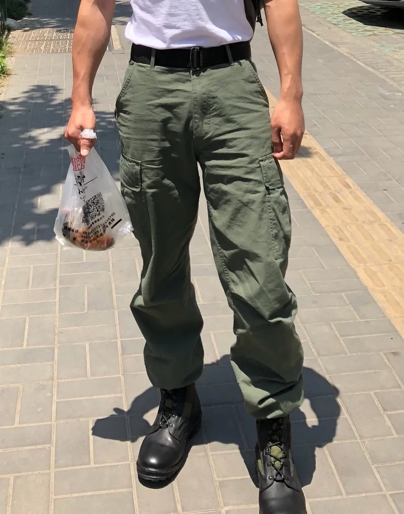 Pantalones de entrenamiento BDU de la guerra de Vietnam de tercera generación, pantalones de campo traviesa TCU, ropa de caza táctica al aire libre, clásicos americanos - imagen 4