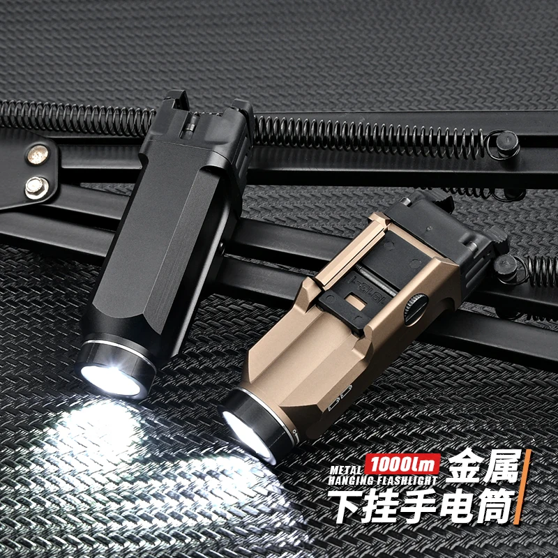 Linterna Táctica Colgante WADSN de Metal – 1000 Lúmenes, Strobe, Luz Scout para Airsoft/Caza, Lámpara para Pistola (Sistema 1913 UNIV – Equipo) - imagen 4