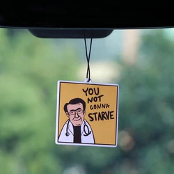 Ambientadores para coche con citas de Doctor, tabletas de aromaterapia para coche, decoraciones colgantes para espejo retrovisor, accesorios para coche, colgantes interiores