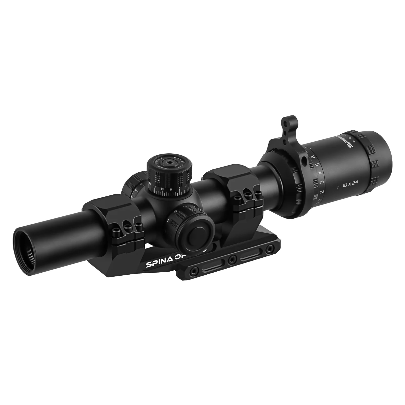 ​​SPINA OPTICS 6061-T6 Anillo de Montaje de Aluminio Aeronáutico 30mm Base Picatinny Alta Resistencia para Retroceso Sísmico​​ - imagen 2