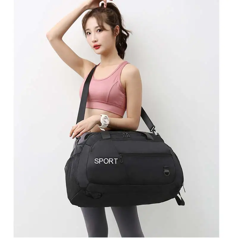 Bolsa de gimnasio de Fitness para mujer, mochila de viaje, bolsos de hombro, bolsa de Yoga al aire libre, bolsa de equipaje de entrenamiento, bolsa cruzada, Mochila deportiva - imagen 4