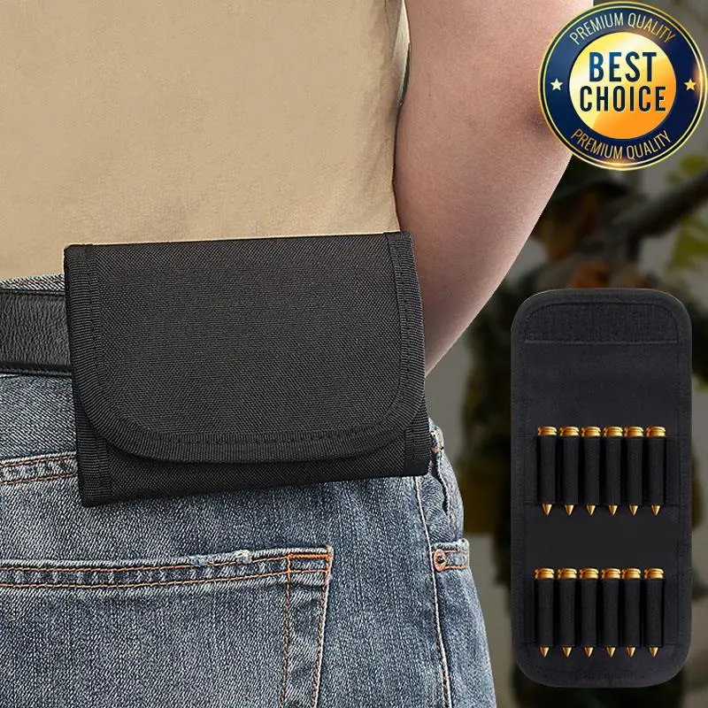 Táctico 12 Rifle redondo escopeta carcasa municiona pistola bala recarga titular Molle Mag bolsa munición cartucho redondo titular caza - imagen 2