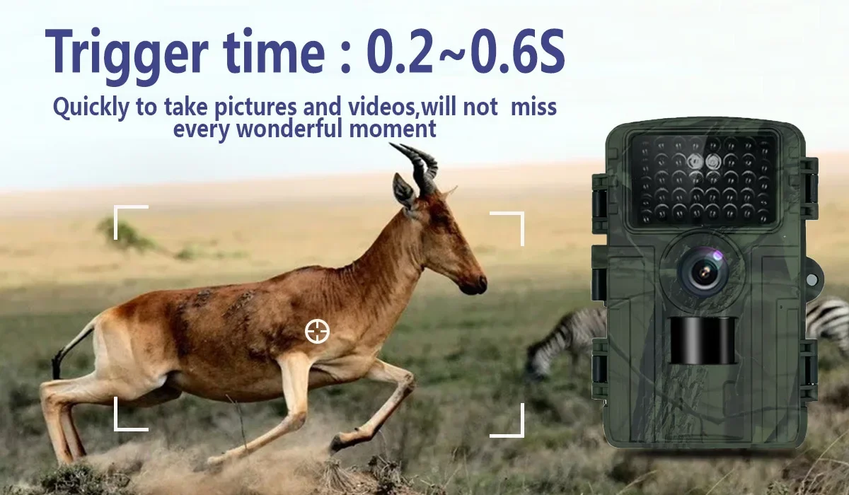 Cámara de caza PR5000, cámara infrarroja de 32M con huella de caza salvaje antiexaza para cámara de seguimiento de caza IP66 resistente al agua - imagen 2