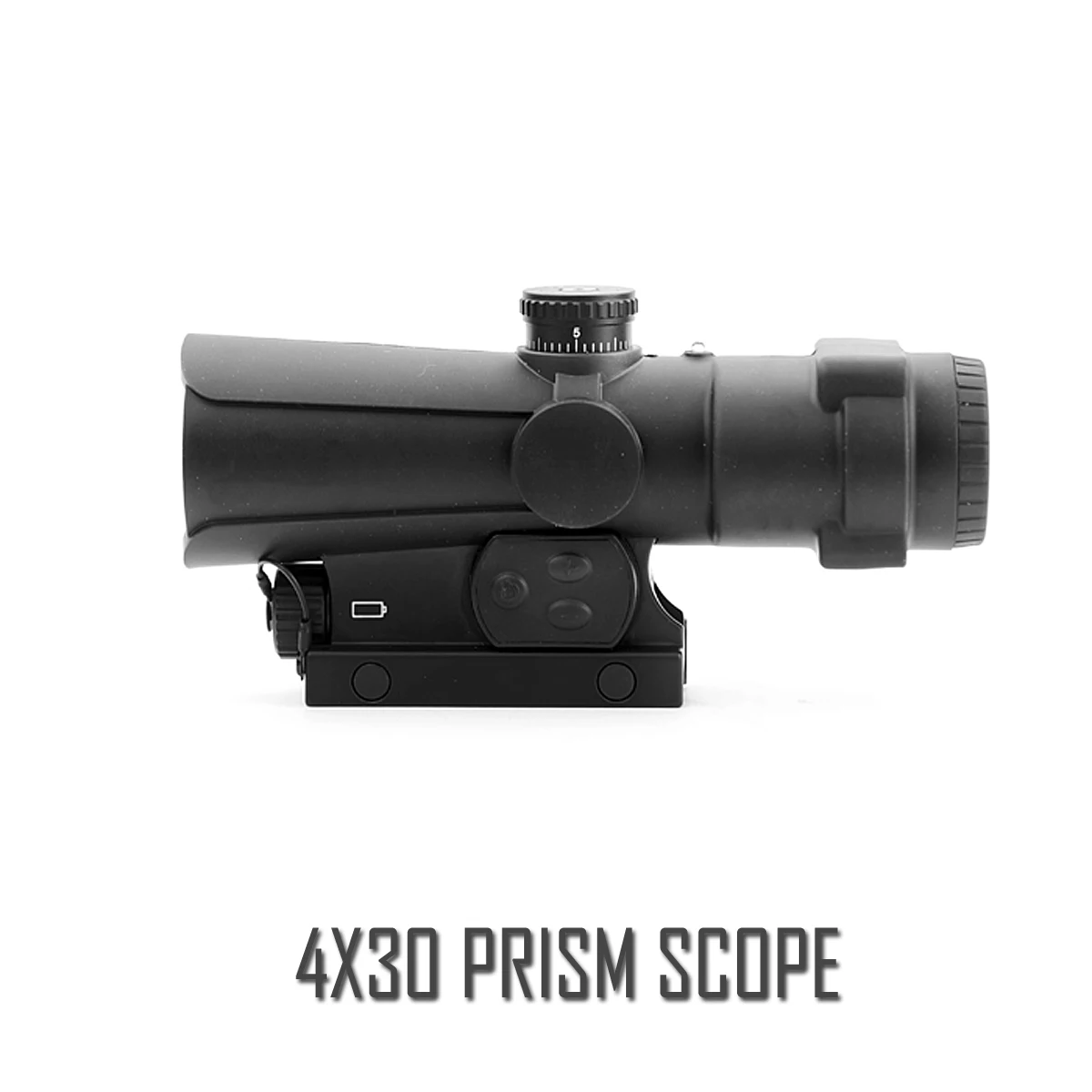 Alcance táctico para rifle, retícula MOA, AR, AK, caza, mira óptica de prisma 4x30, - imagen 3