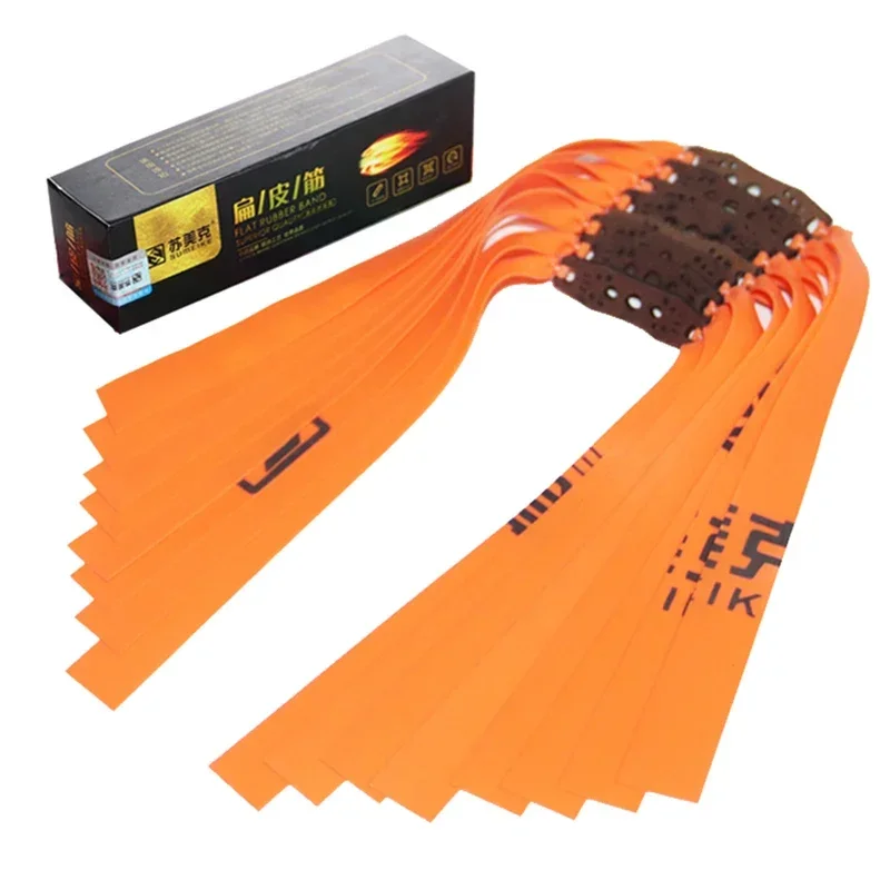 Banda de goma para tirachinas gruesa anticongelante de 2m con banda de goma plana resistente al desgaste de alta potencia y alto rebote de 0,55-1,5mm - imagen 5