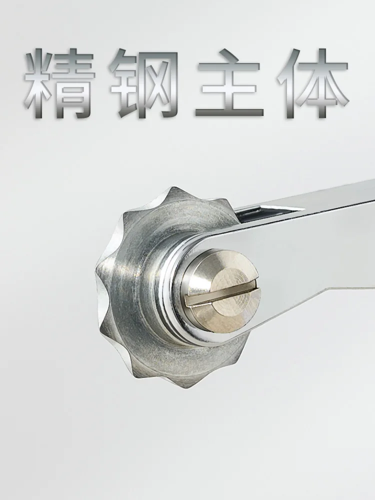 Rueda espaciadora de herramientas de cuero Diy, rombo auxiliar de espaciado de corte 3 3,5 4,5mm, rueda de trazado de puntos - imagen 5