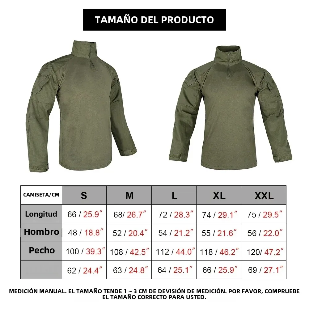 SINAIRSOFT G3 camisa ropa de caza Paintball Aisorft combate Gen3 camisa deportiva táctica Camo camisa de camuflaje - imagen 3