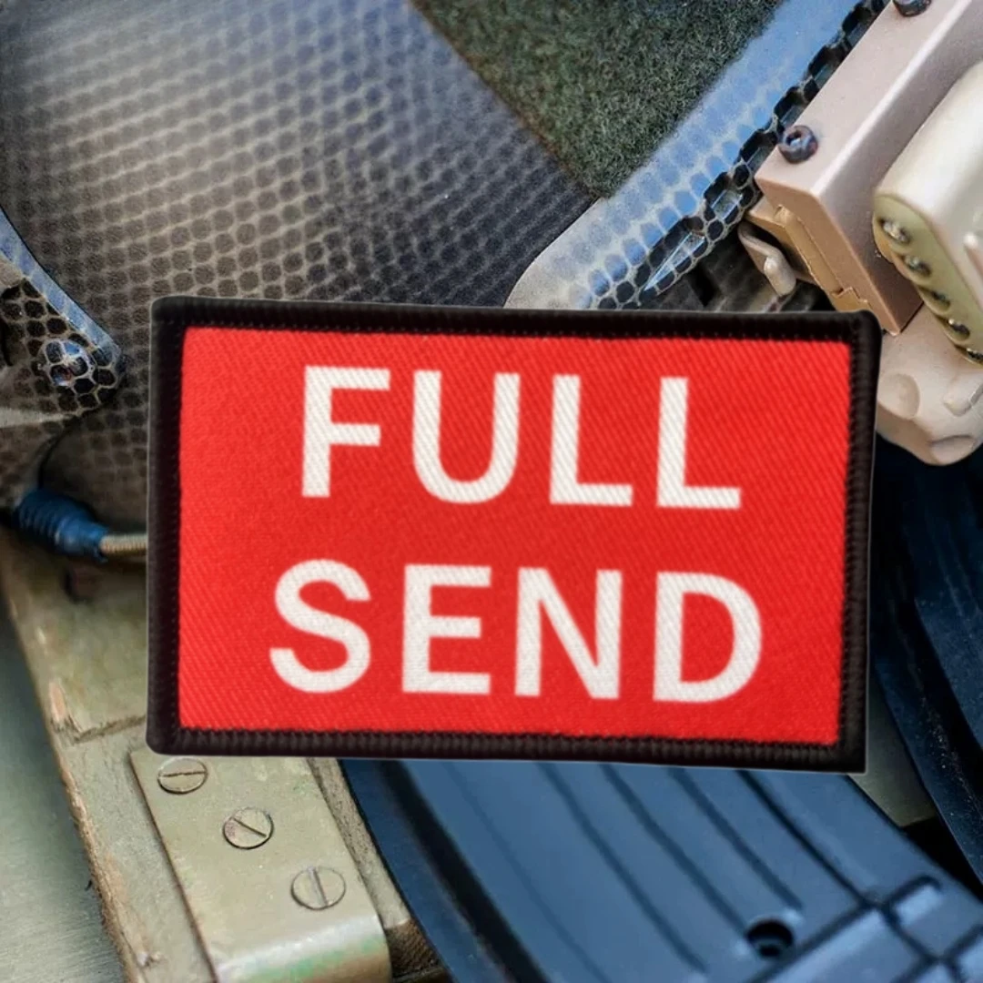 Parche táctico moral de envío completo, insignia con gancho impreso, brazalete del ejército militar, pegatina para mochila - imagen 3