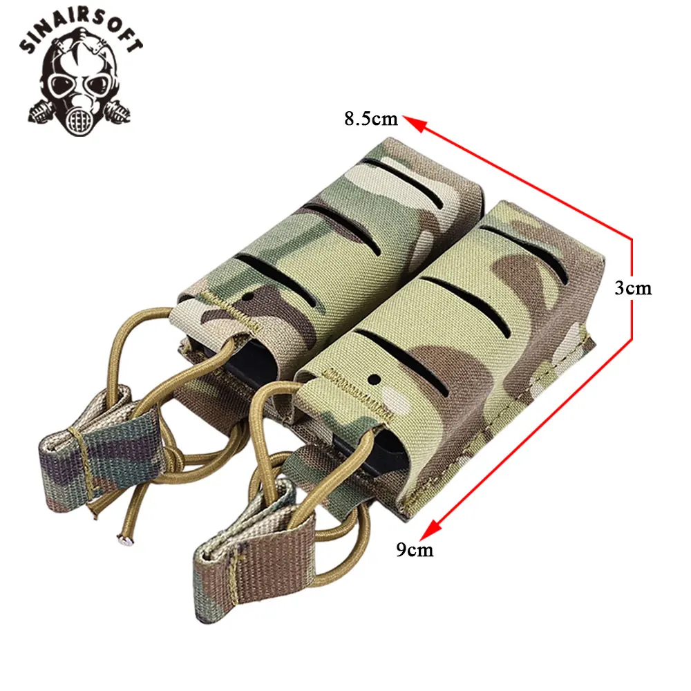 Funda portacargadores doble 9mm SINAIRSOFT con fijación MOLLE - imagen 2