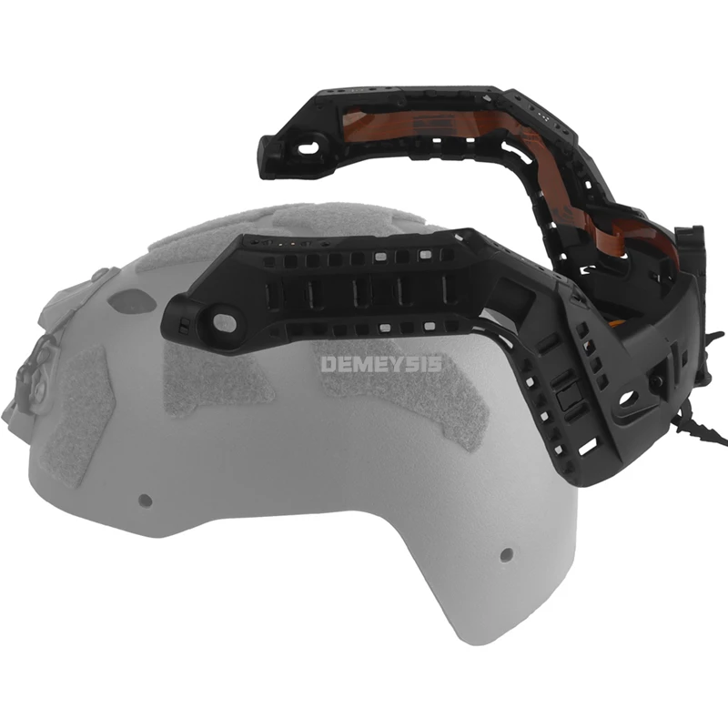 Rieles guía para casco Airsoft FAST, riel de arco integrado Modular ajustable para cascos tácticos de corte súper alto, accesorios de caza - imagen 3