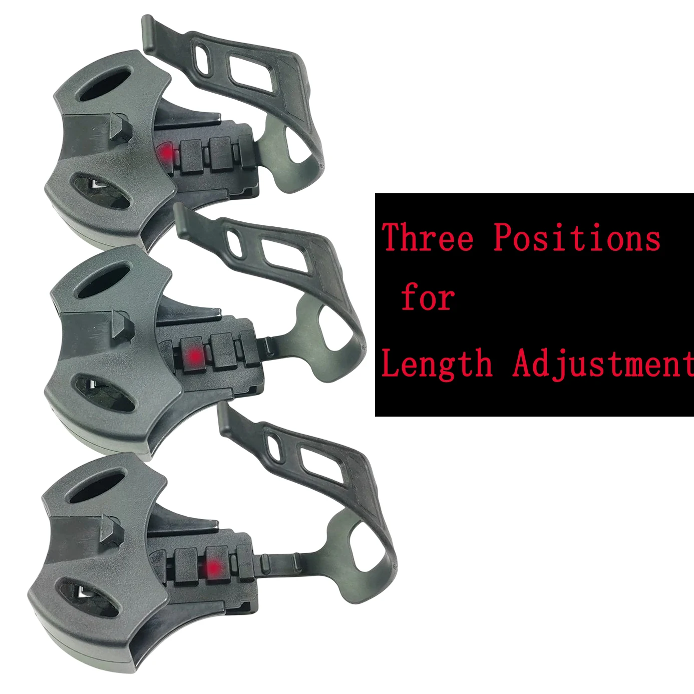 Funda táctica de liberación rápida de polímero, soporte de almacenamiento para caza, Airsfot, policía, Sheriff, seguridad, 2 uds. - imagen 2