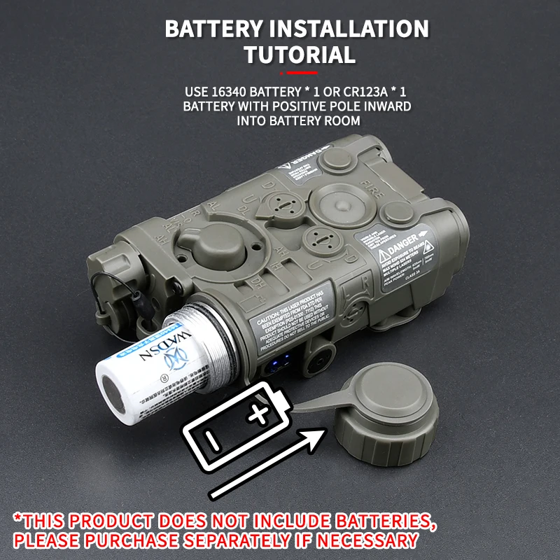 WADSN, solo L3-NGAL, Luz LED blanca, luz estroboscópica Verison, linterna de 20mm, Rail, AR15, Airsoft, accesorios, PEQ, arma de caza, Scout - imagen 4