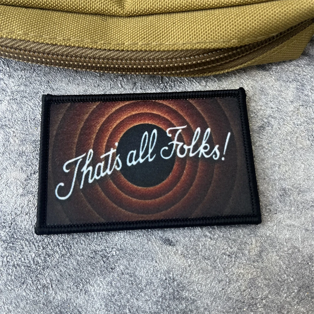 ¡Qué es todos los palabras! Insignia de moral divertida, parche impreso, brazalete militar táctico, gancho y bucle, accesorios para mochila al aire libre, pegatinas - imagen 3