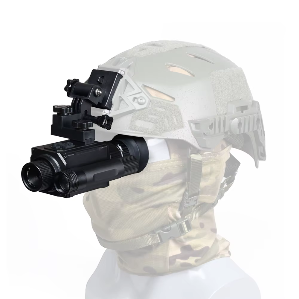 Gafas visión nocturna NVG para caza con cámara y adaptador casco - imagen 3