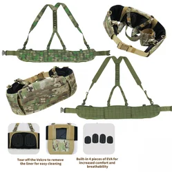 Cinturón táctico 1000D a prueba de balas, protección de nivel NIJ IIIA, sistema de correas Molle, puede conectar varios equipos tácticos