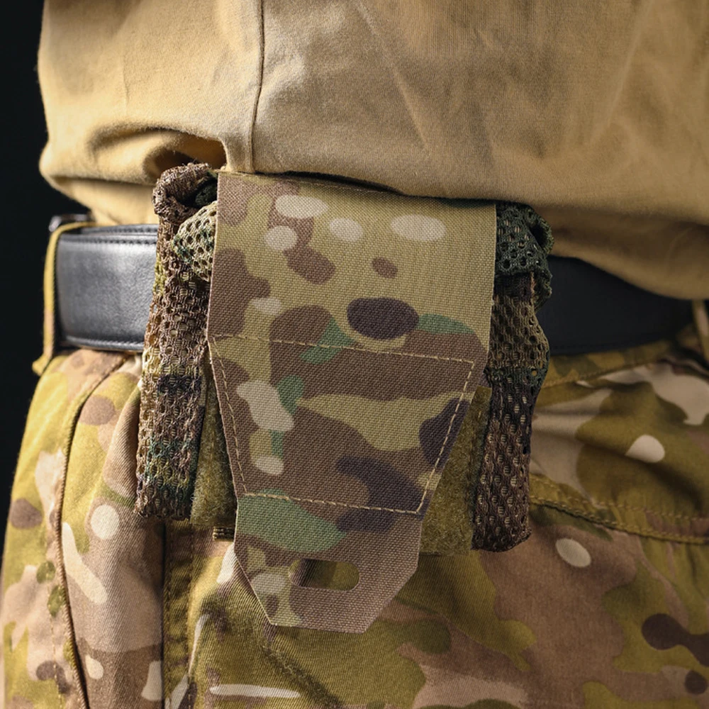 MC nuevo tipo táctico Mini Molle plegable revista malla Drop Dump bolsa táctica ROLL-UP bolsa de almacenamiento - imagen 3