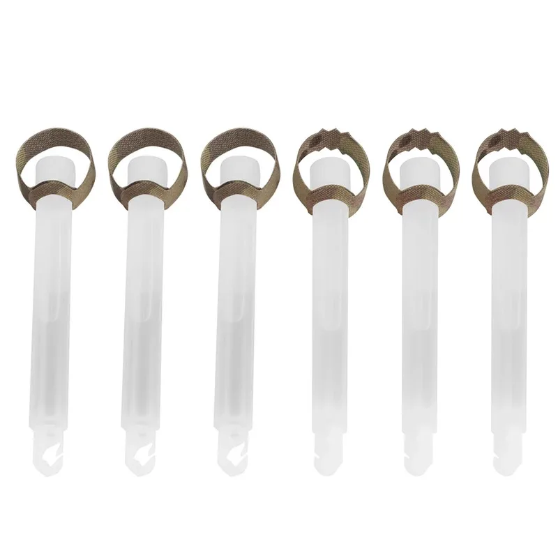 Paquete de 6 bolsas de almacenamiento tácticas, bolsa con soporte para barras luminosas, cinturón ligero Chem, accesorios Molle - imagen 3