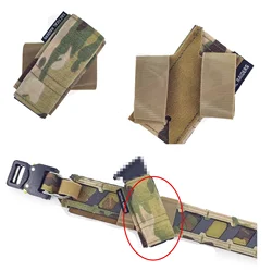 40 °   Bolsa de herramientas monomando para caza táctica al aire libre, cinturón CS, bolsa de revista individual de 9mm