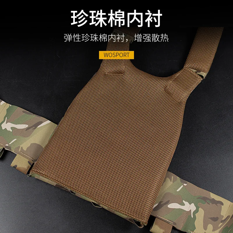 WOSPORT FCPC SLICKSTER-chaleco táctico portátil de baja visibilidad con forro disipado de calor y expansión libre - imagen 4