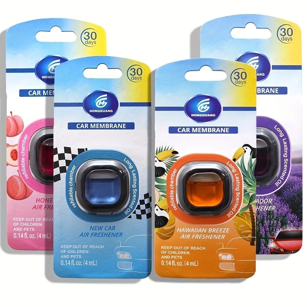 Ambientador coche con clip ventilación aceites esenciales elimina olores - imagen 3