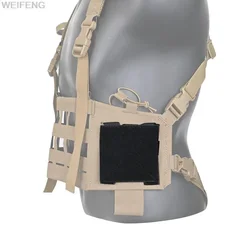 Panel de bucle de parche de identificación Modular Molle táctico, convertidor de gancho y bucle, Panel adaptador de cinta para parche DIY, insignia, chaleco, equipo