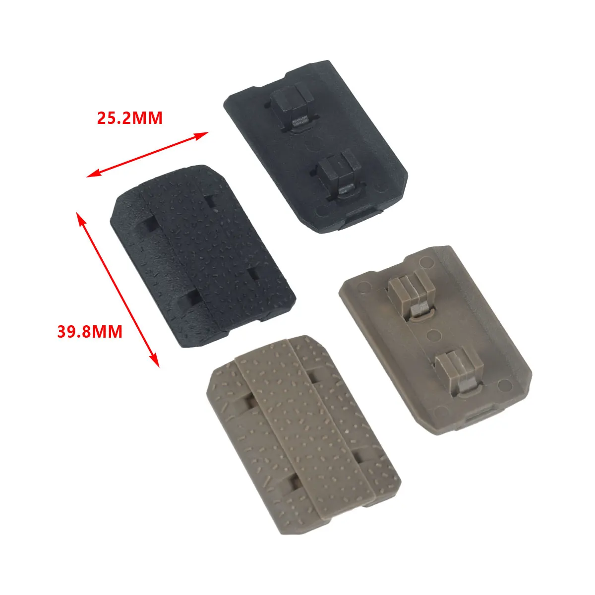 12 Uds AR15 M4 M16 M-LOK cubierta de riel Rifle airsoft caza MLOK sistema de carril montaje accesorios de pistola Protector de mano antideslizante - imagen 5