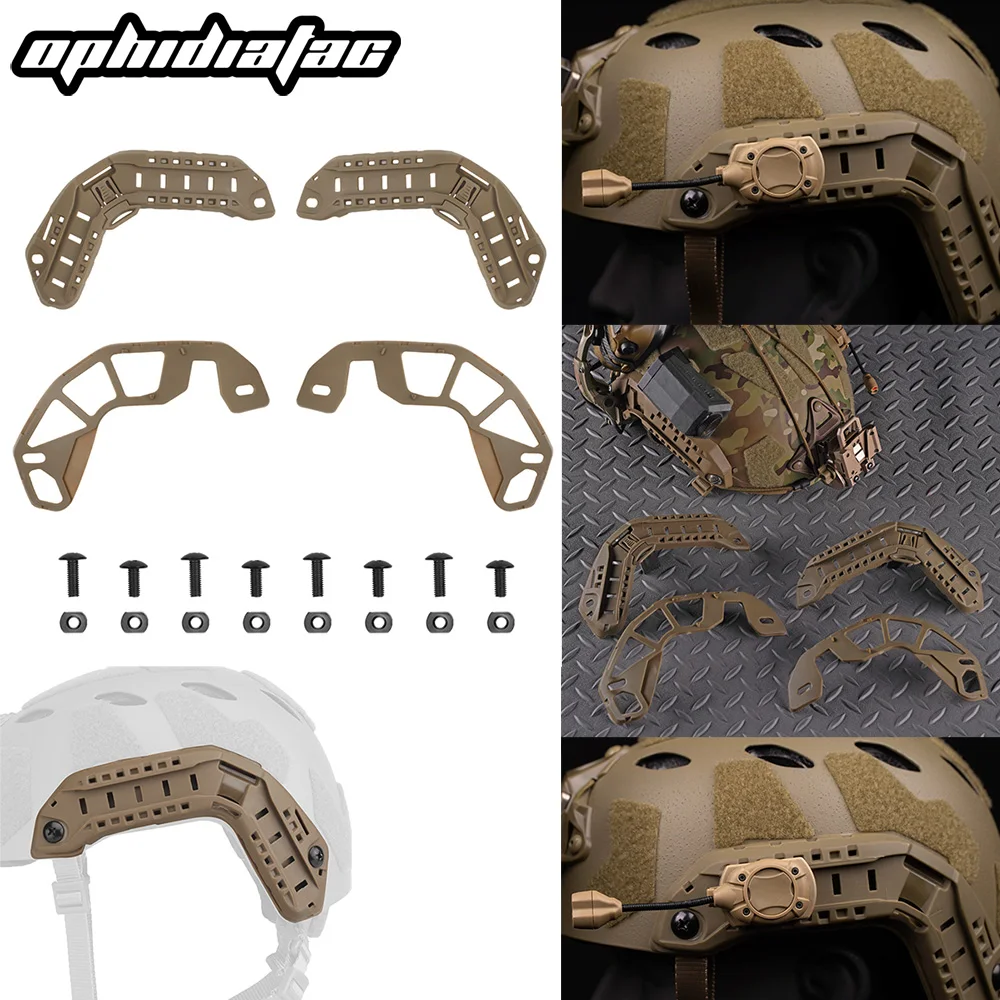 OPHIDIANTAC SF casco de caza de corte Ultra alto versión de corte rápido accesorios de actualización de riel guía accesorios de riel lateral de casco r