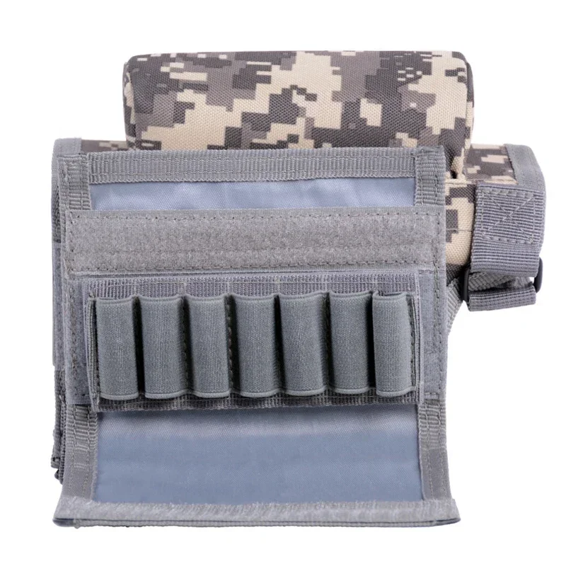 Soporte para cartuchos tácticos para Rifle Airsoft Bullet Buttstock, reposa mejillas, soporte para munición de combate, funda, bolsa, accesorios de caza - imagen 5