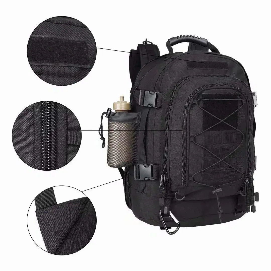 Mochila militar grande para hombre, mochila de viaje táctica para el trabajo, Camping, caza, senderismo - imagen 4