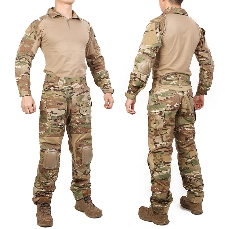 Emersongear Gen2 camisas de combate pantalones G2 trajes de entrenamiento conjuntos de uniformes tácticos pantalones Cargo de servicio Airsoft caza senderismo al aire libre