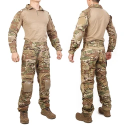 Emersongear Gen2 camisas de combate pantalones G2 trajes de entrenamiento conjuntos de uniformes tácticos pantalones Cargo de servicio Airsoft caza senderismo al aire libre