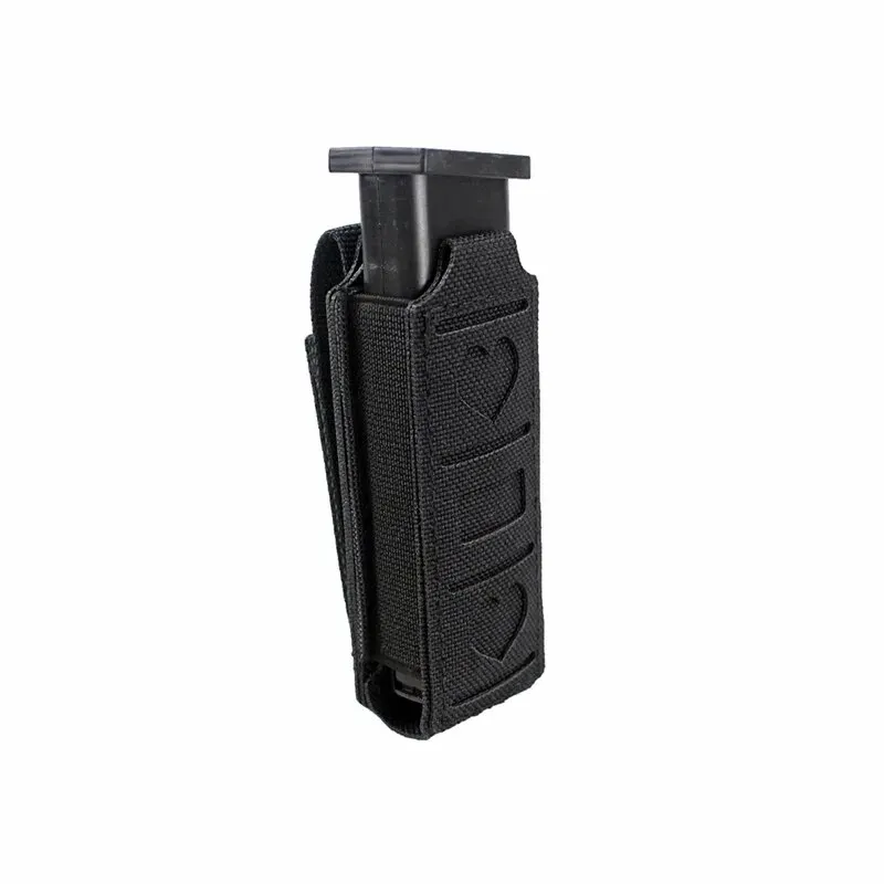 Bolsa táctica Molle de 9mm para una sola revista, bolsa multiherramienta elástica para pistola, cinturón de cintura, funda para linterna, soporte para herramientas - imagen 2